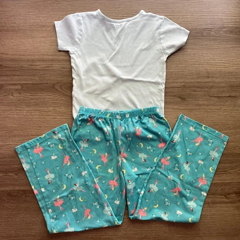Carter's Ballerina Short-Sleeve Pajamas Size: 10